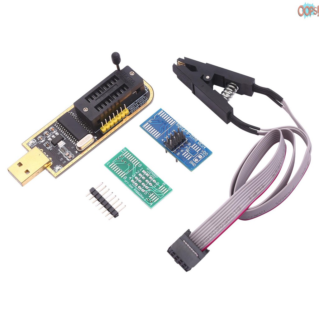 CH341A USB Programmer EEPROM BIOS Flasher Programmable Logic Circuits ...