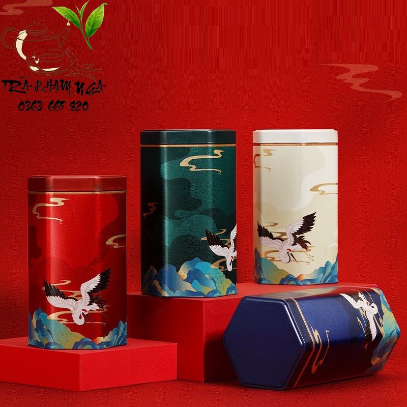 Tea boxes, tea jars, jars for dried herbs and coffee (ZSM hexagonal ...