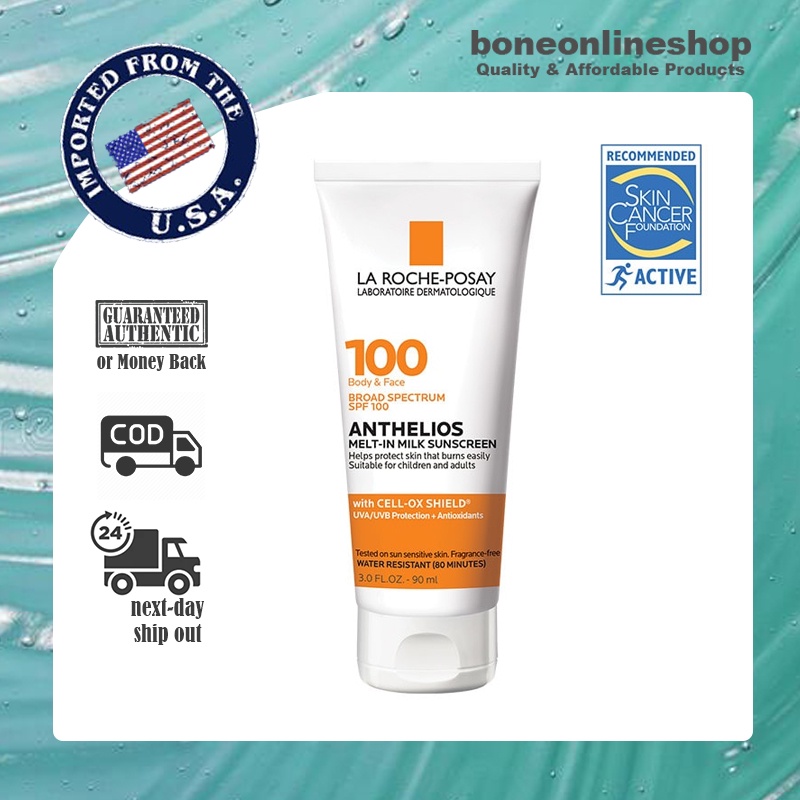 La RochePosay Anthelios Meltin Milk Body & Face Sunscreen SPF 100 3.0