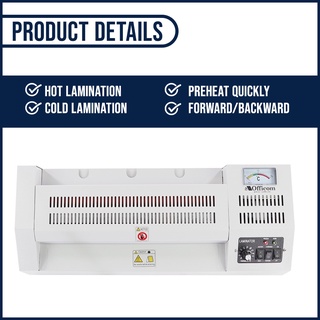 Officom A3/A4 Size Laminator 320 (Hot/Cold/Reverse) 220V Laminating ...
