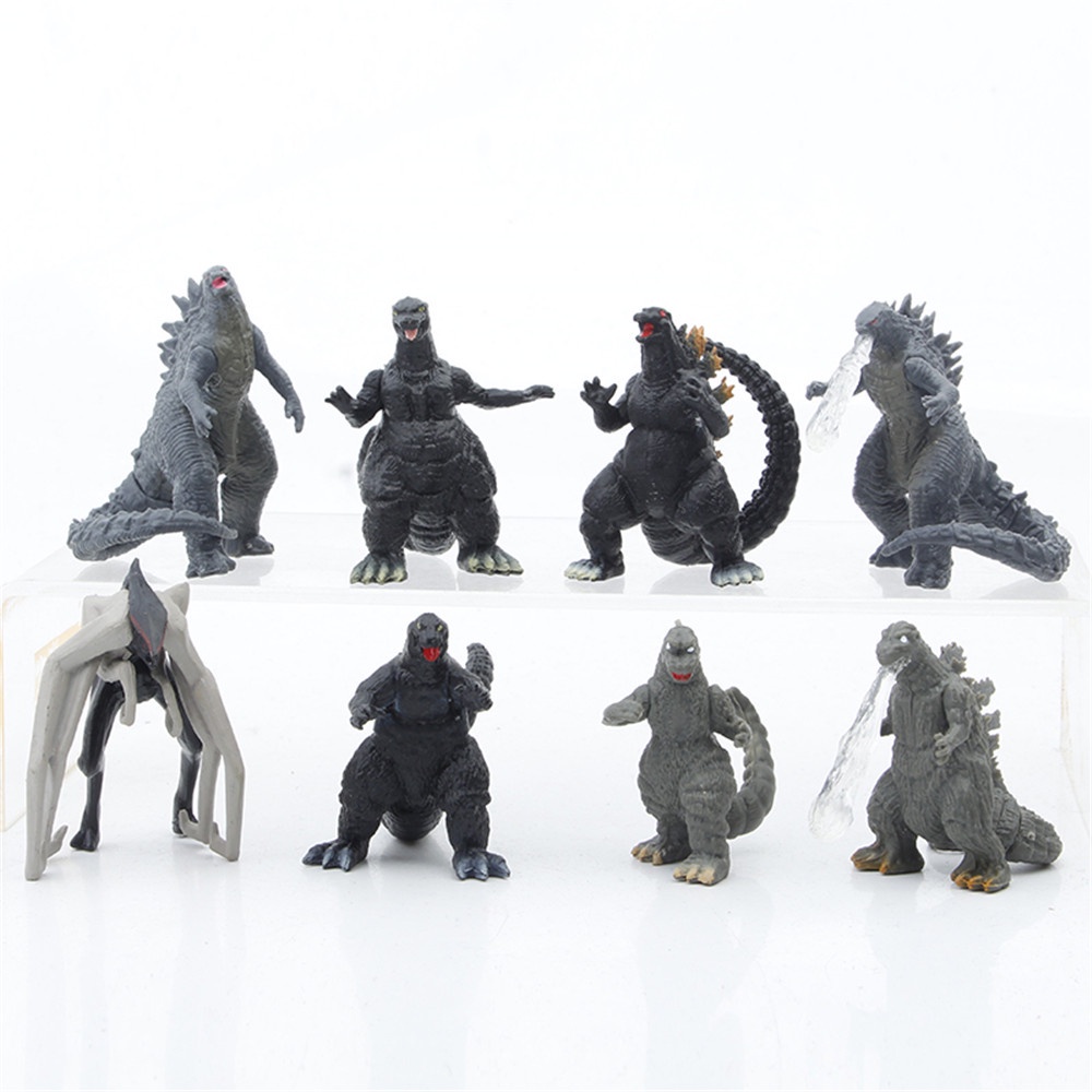 8 PCS Godzilla King of the Monsters Collection Action Figure Kids Toy ...