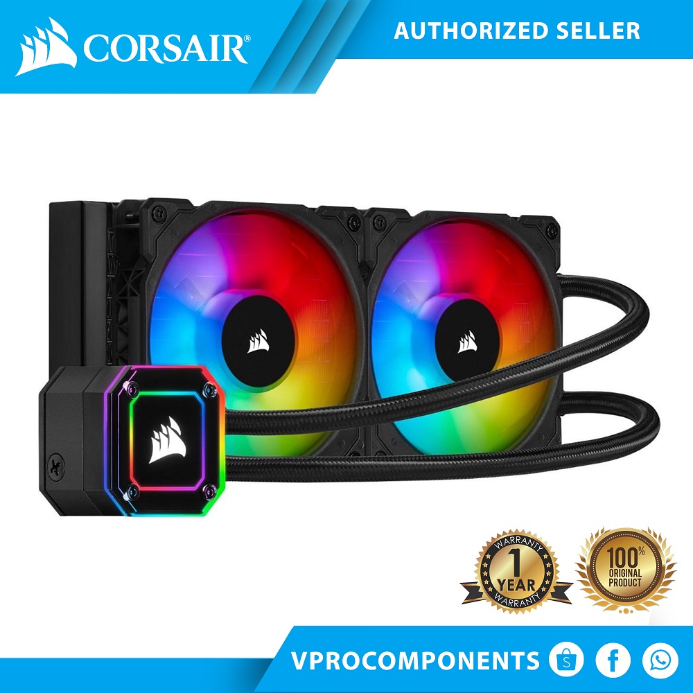 Corsair iCUE H100i ELITE CAPELLIX Liquid CPU Cooler (CW9060046WW