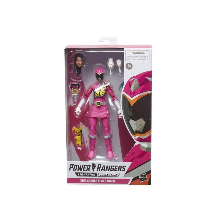 Hasbro Power Rangers Lightning Dino Charge Pink Figure - HPRF4505 ...
