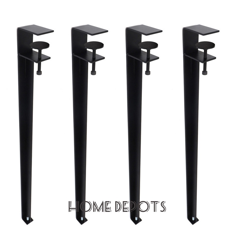 Home Depots Clamp type adjustable table leg 4pcs [For Desk, Dining