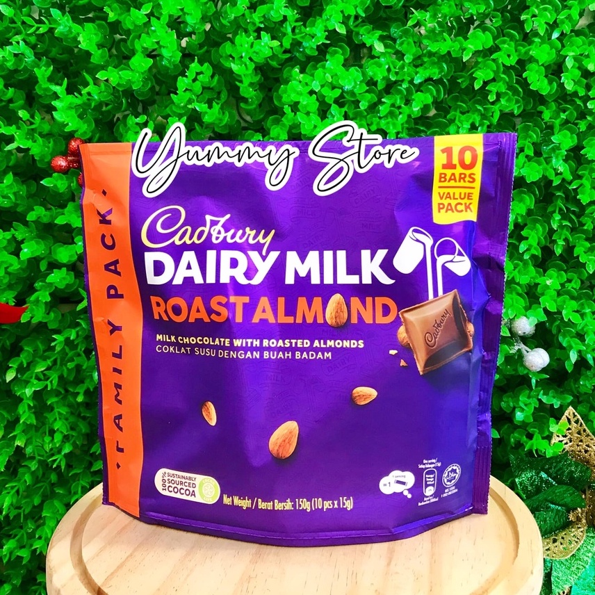 Cadbury Dairy Milk Family Pack Chocolate Pack 150G Shopee Philippines