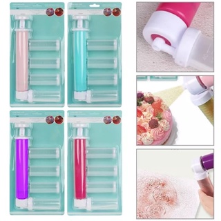 Manual Airbrush for Cakes Glitter Decorating Tools, DIY Baking
