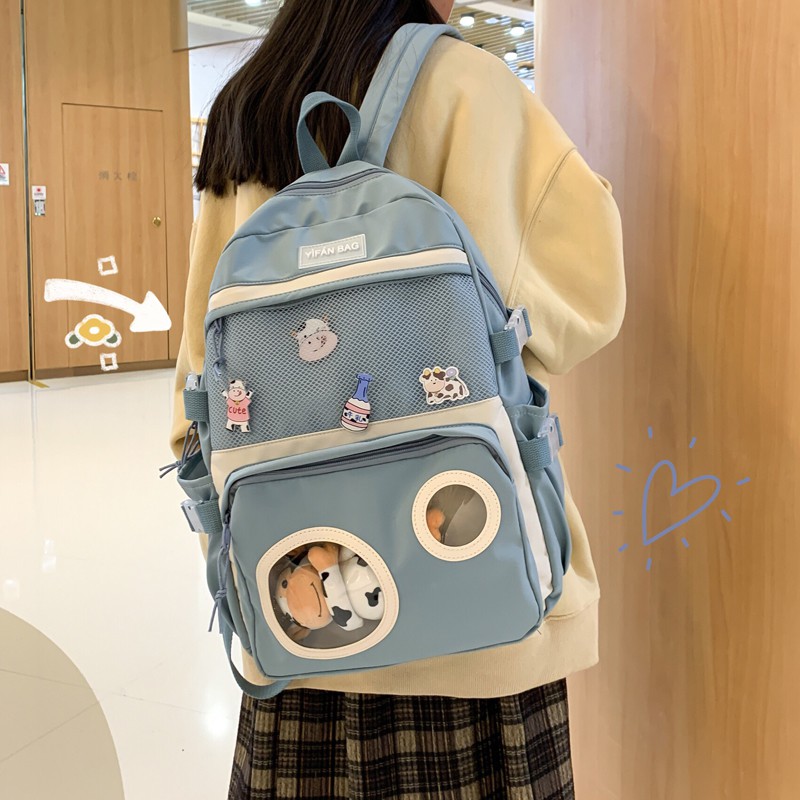 Cute Primary School Backpack Women 2021 New Kawaii School Bags for ...