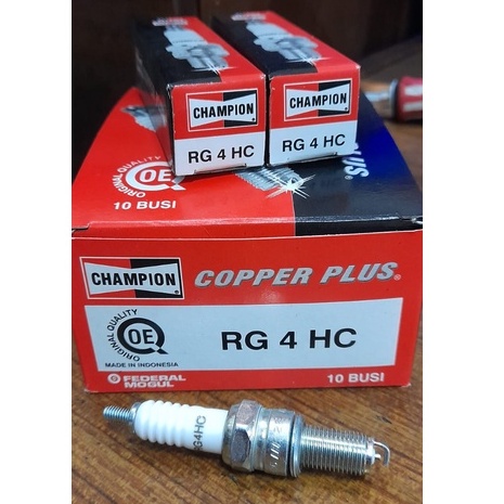 Champion RG4HC Spark Plug Kharisma/ / BEAT Fi Thunder/ Supra X125 ...