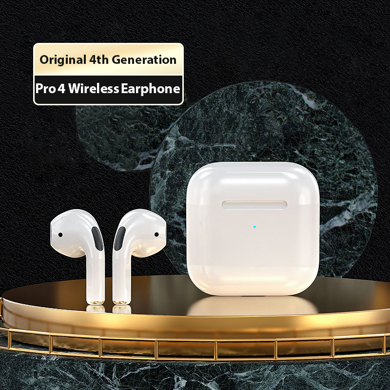 New Mini Pro4 Bluetooth Earphone 4th Gen TWS Wireless Earphone Sport ...