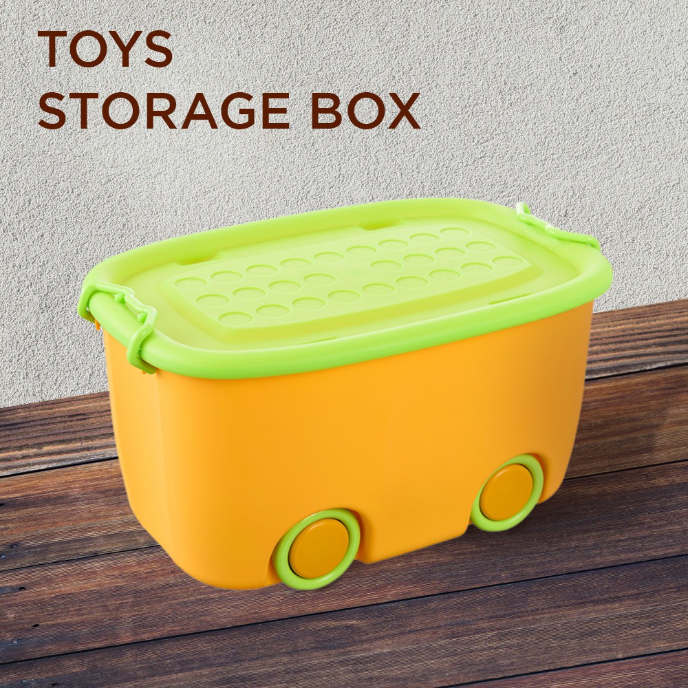 LOCAUPIN Children's Toy Clothes Storage Box Organizer Car Design W/ Lid ...