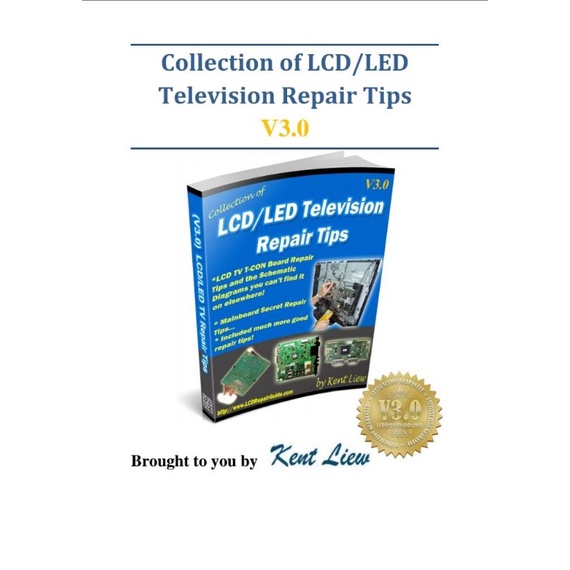 Collection of Lcd / Led Television Repair Tips V3.0 Book (Ringbound