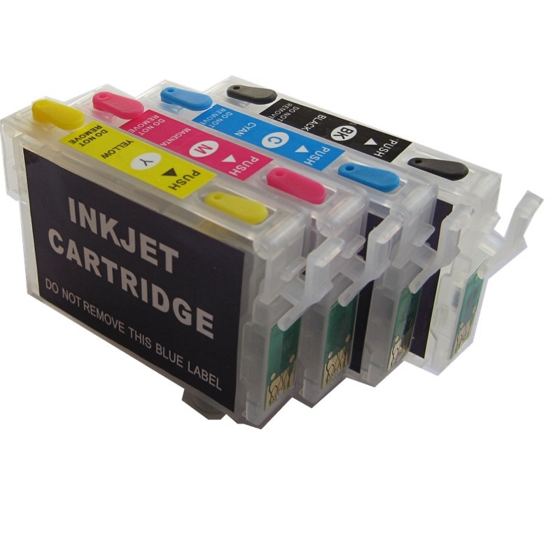 71 T0711 refillable ink cartridge for epson Stylus D78 D92 D120 DX4000 ...