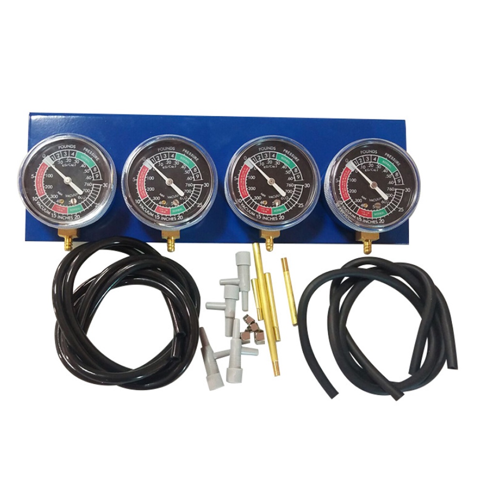 4 Cylinder Carburetor Synchronizer Kit Vacuum Gauge Balancer Sync