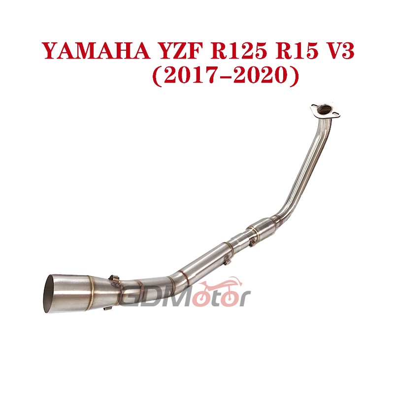 Modified Motorcycle Exhaust Stainless Bending Pipe For Yamaha Yzf R15 V3 Mt15 Xsr155 Exhaust