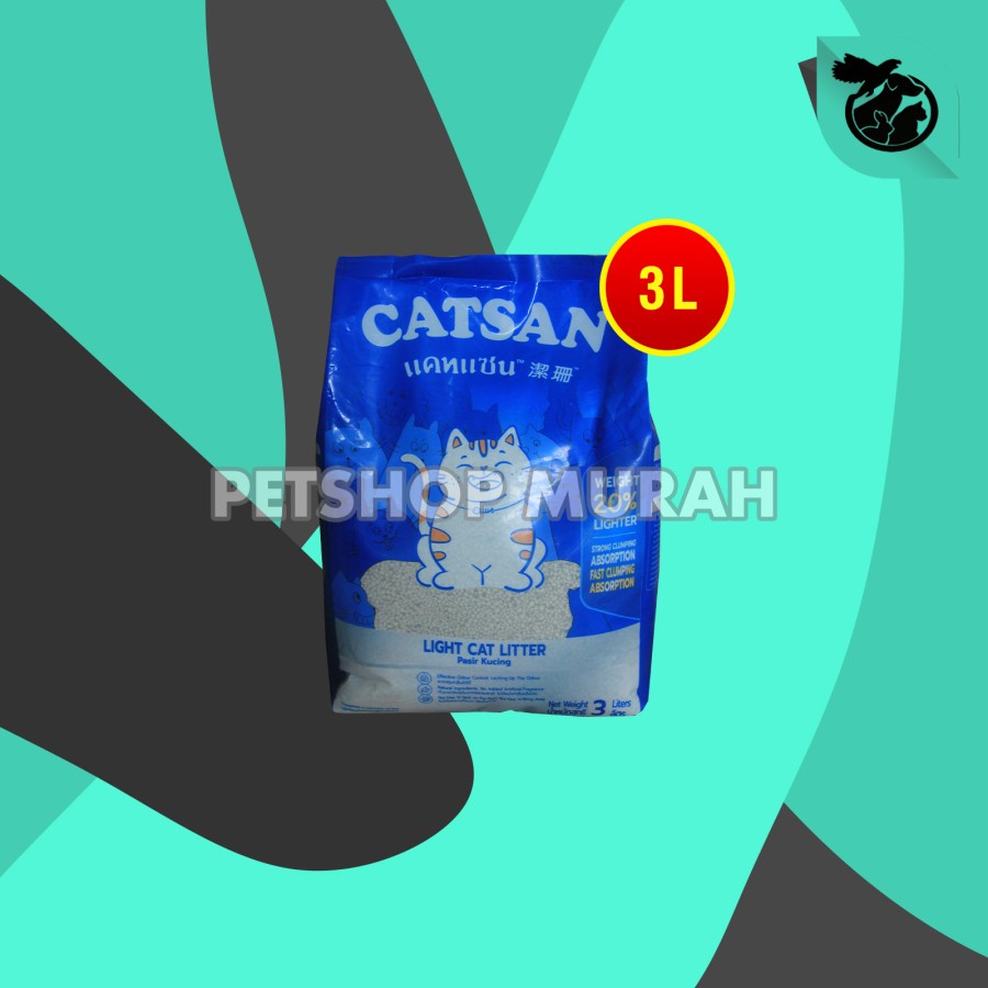 Cat Sand Clump CatSan Cat San 3 Litter | Shopee Philippines