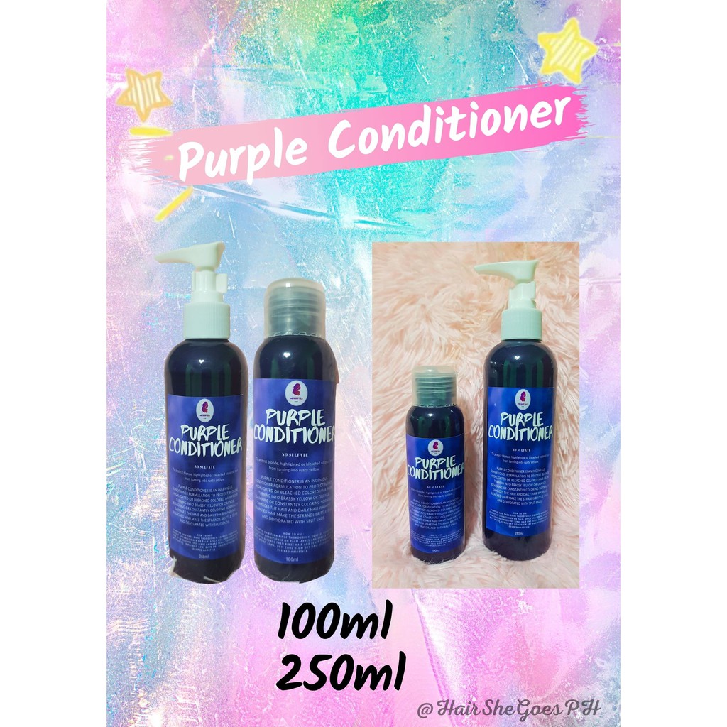 Purple Conditioner (toner & maintenance) Shopee Philippines