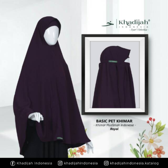 Basic Pet Royal Khimar (Indonesian Hadith) | Shopee Philippines
