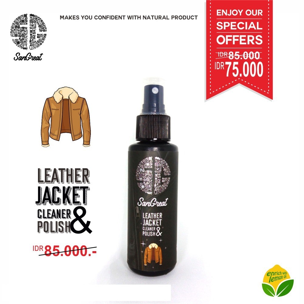 Leather jacket Nurse SanGreat leather jacket cleaner and polish 100 ml ...