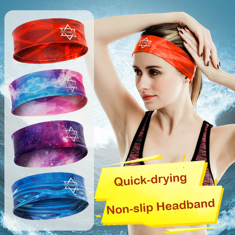 Sports Non Slip Headband Men Women Running Fitness Yoga Basketball