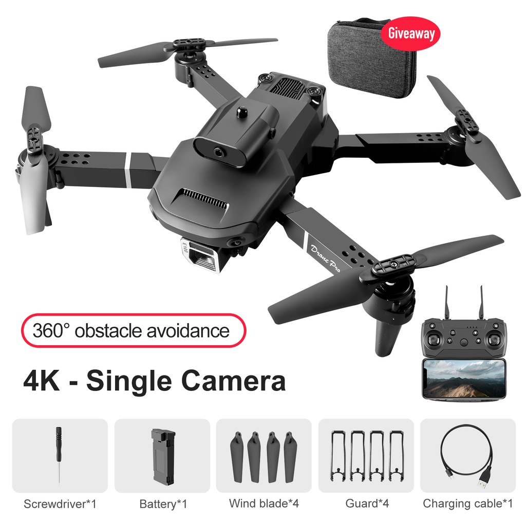 E100 E88 Pro with Dual Camera 4k HD Mini Drone wide angle WiFi Fpv Drone Height Hold Rc Quadcopter
