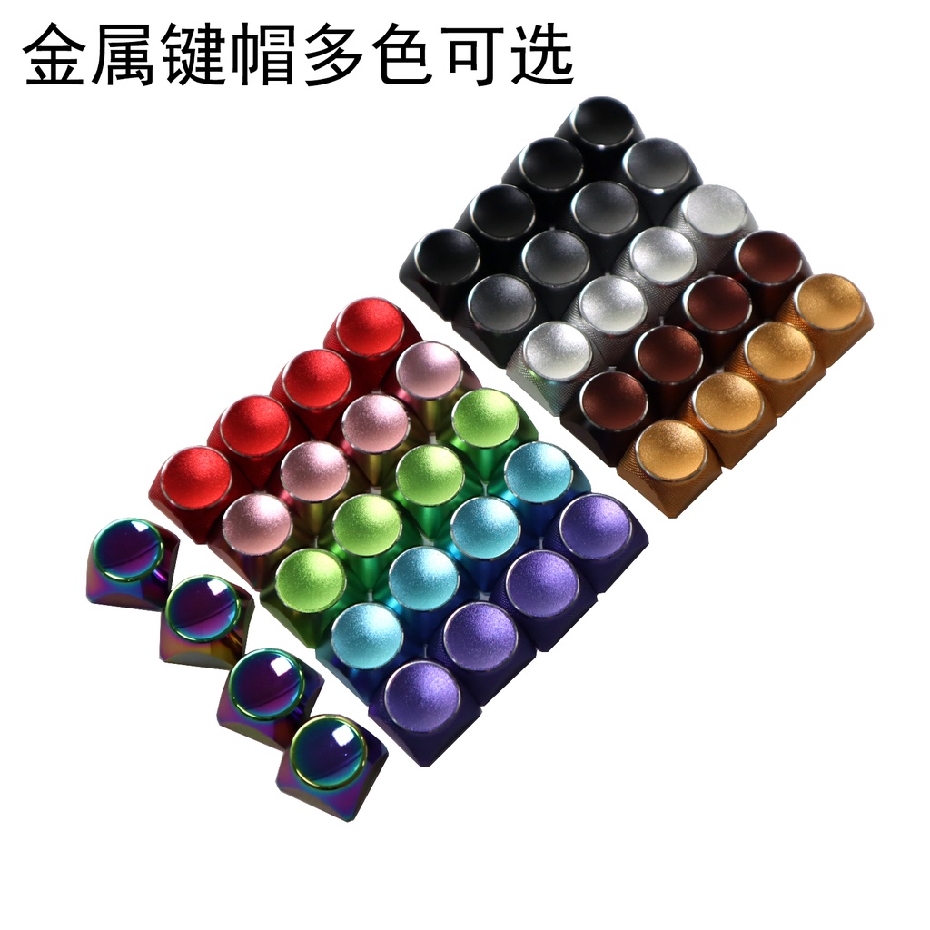 Mechanical Keyboard Aluminum Alloy Keycap CNC Metal Unique XDA Height ...