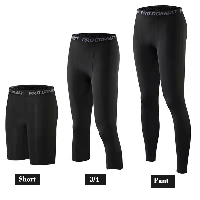 Sports Compression Tight Pants Basketball Cool Breathable Fitness ...