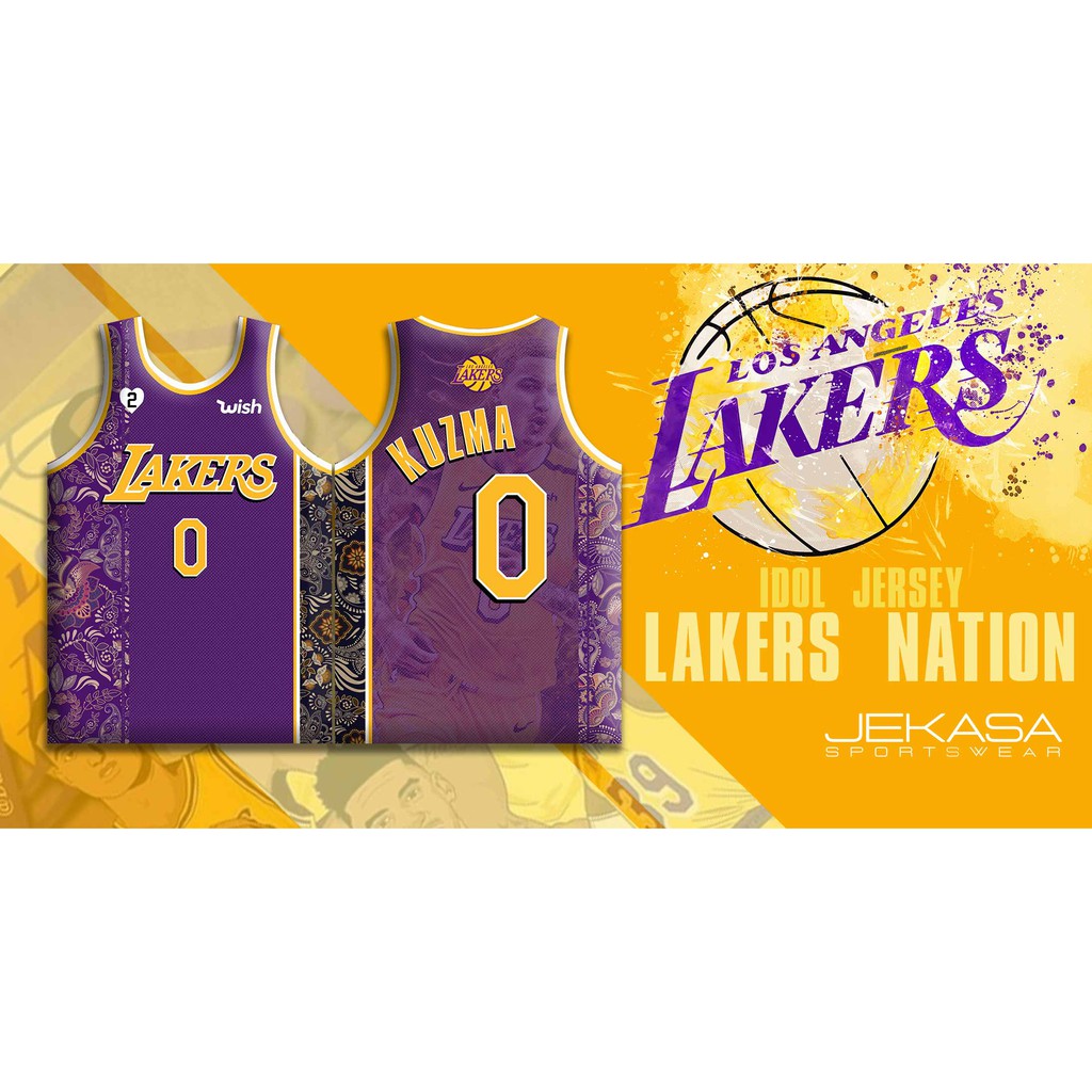 Kuzma hot sale purple jersey