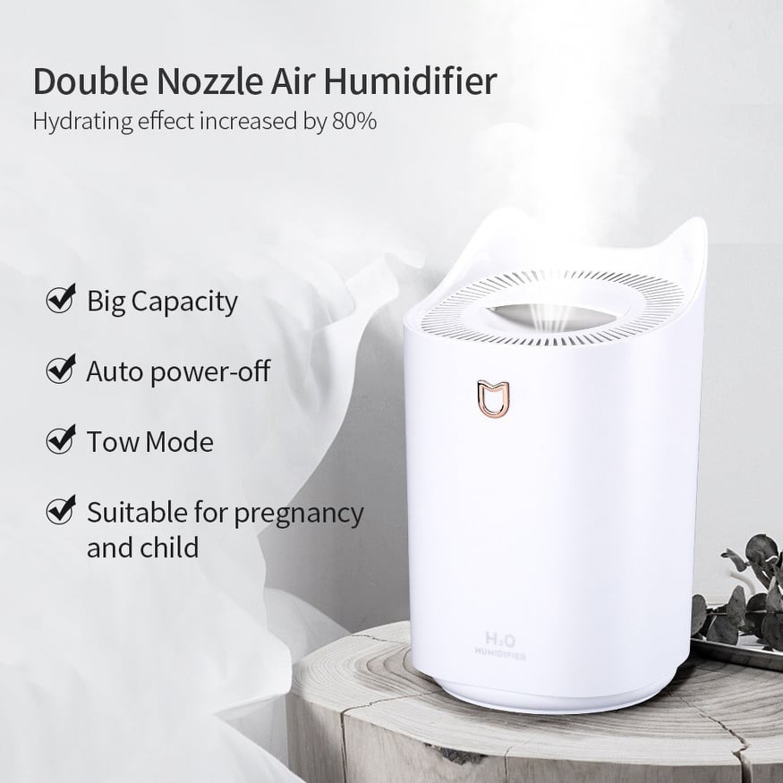 TEEDA 3L Humidifiers Air Humidifier Anti-Burn Aroma Diffuser Purifie ...