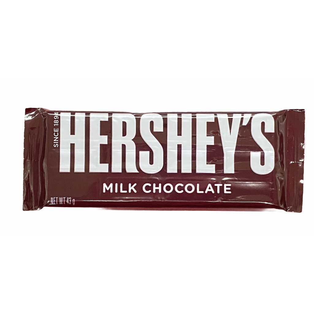 HERSHEY'S Milk Chocolate Bar 43 grams | Shopee Philippines