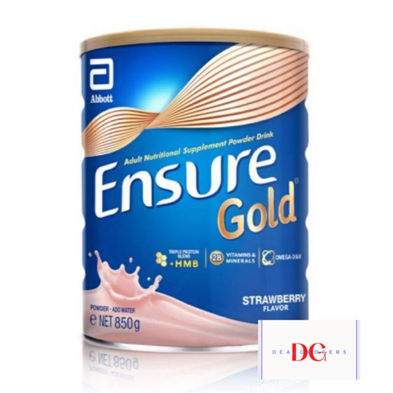 Ensure Gold Strawberry 850g Adult Nutritional Powder Supplement Milk