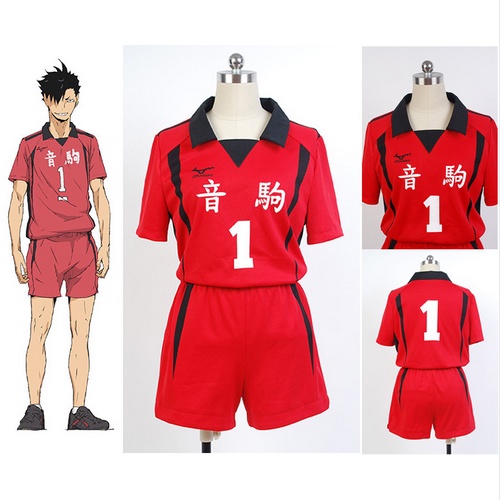 Anime Haikyuu Nekoma High School Uniform Kuroo Tetsurou Kozume Kenma ...