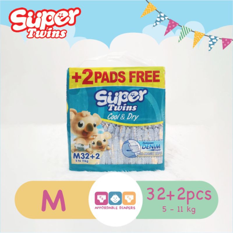 Super twins diaper sales newborn