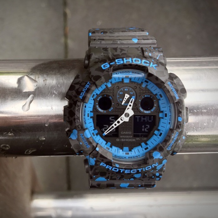 Limited edition Stash x G Shock GA 100ST 2A Graffiti Style GA100ST 2A