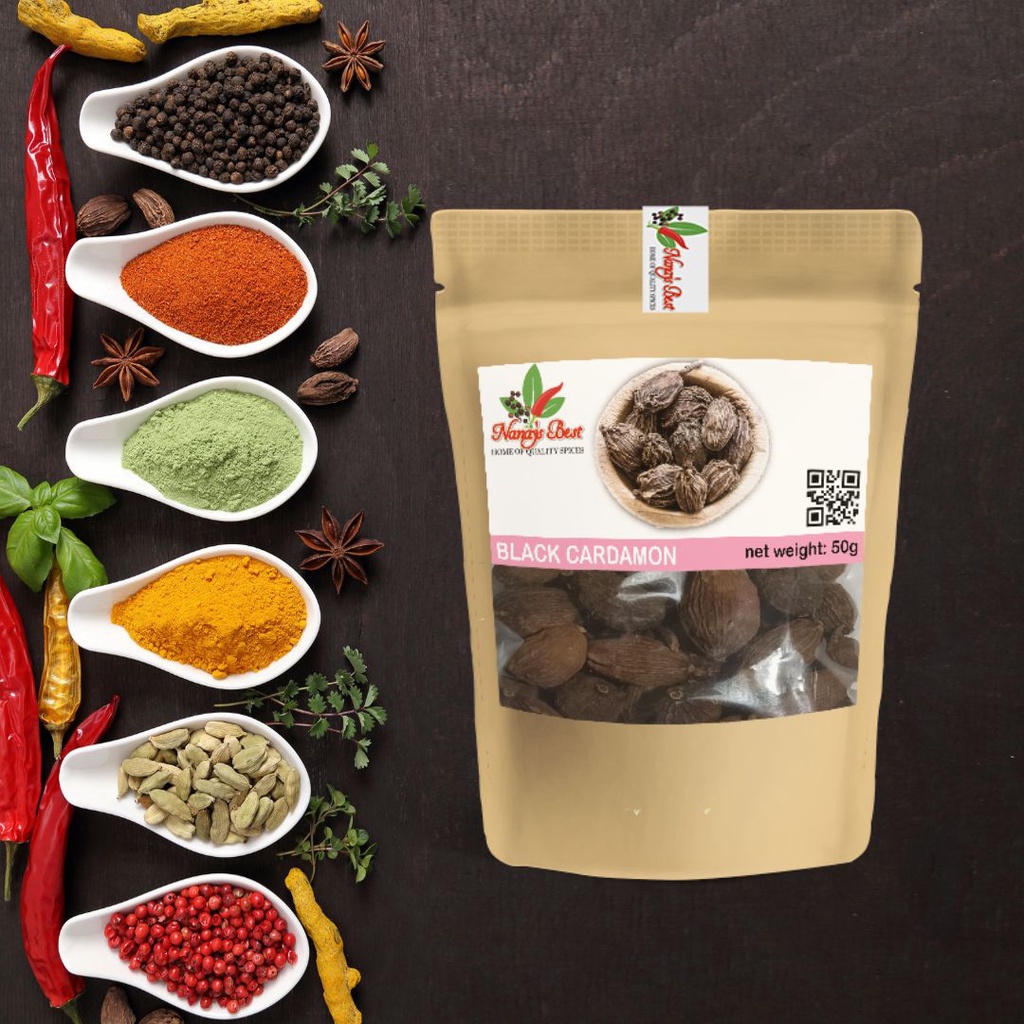 NanaysBest Black Cardamon 50 Grams | Cardamom Pods Cardamon Seeds 50 ...