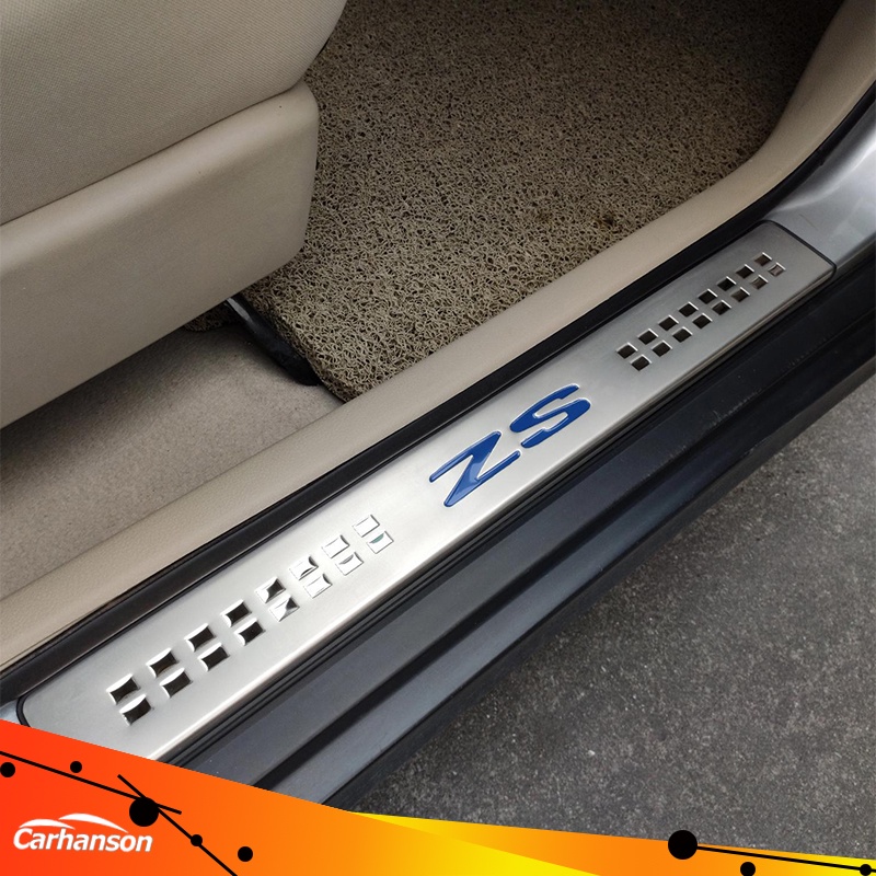 Car Styling For MG ZS Stainless Steel Scuff Plate Door Sill 2017-2023 ...