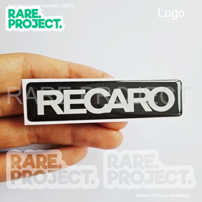 Recaro Flexible Embossed RESIN Sticker EMBLEM | Shopee Philippines