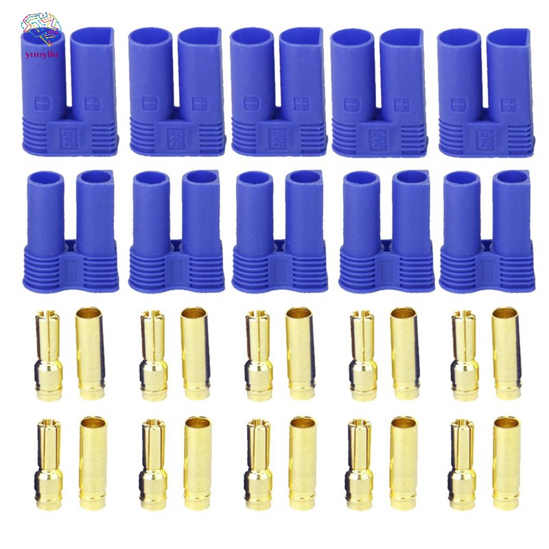 5 Pairs of EC5 Banana Plug Bullet Connector Female+Male f | Shopee ...