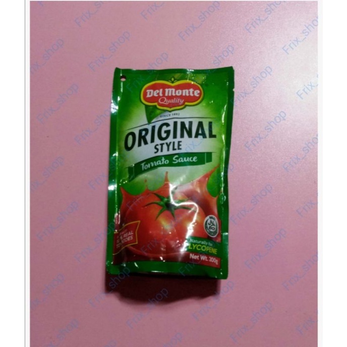 Del Monte Original Style Tomato Sauce 200g Shopee Philippines