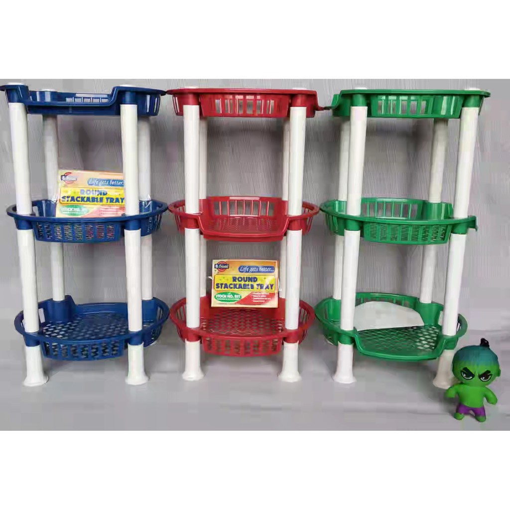 ROUND STACKABLE TRAY 3LAYER | Shopee Philippines