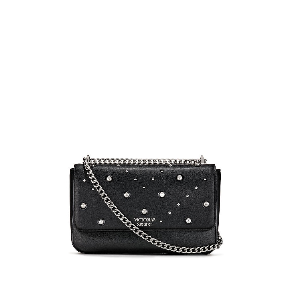 VICTORIA S SECRET Mixed Stud Small Bond Street Shoulder Bag COLOR BLACK Shopee Philippines