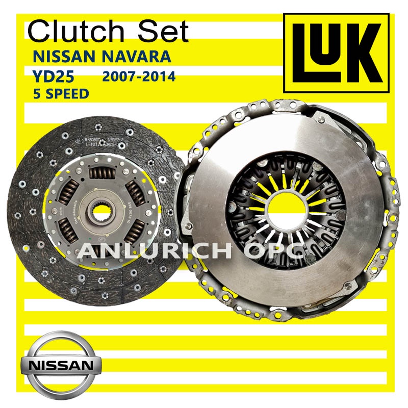 Clutch Set Navara YD25 For DUAL MASS TRANSMISSION (Only) PN