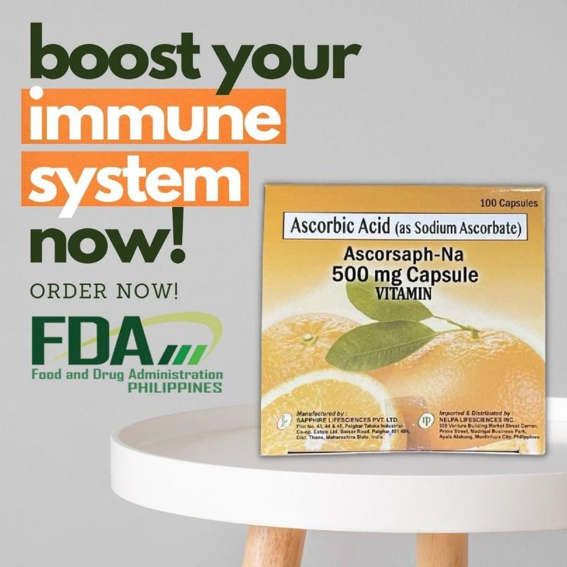 100's AscorsaphNa Vitamin C Ascorbic Acid as Sodium Ascorbate (Non