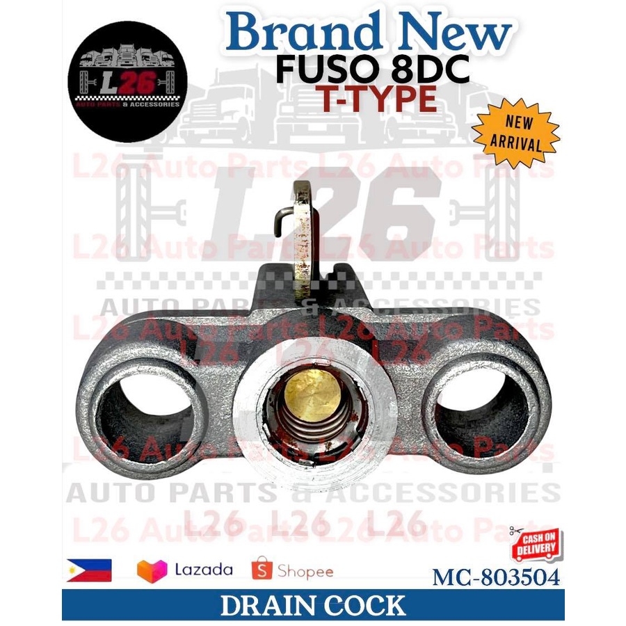 Fuso 8DC DRAIN COCK MC-803504 T-Type | Shopee Philippines