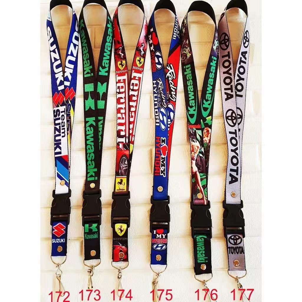 100% Original Yoky Motors&Raicing ID Lace Neck Strap Sling Key Holder ...