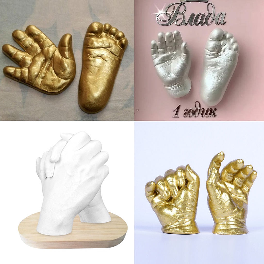 DIY Plaster Statue Molding Kit Keepsake Hand Casting Set 3D Hand
