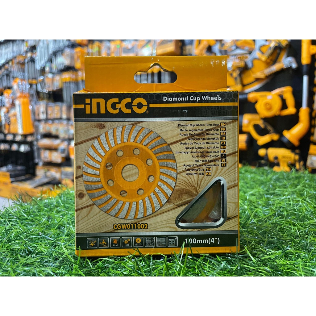 Ingco Diamond Cup Wheels Turbo Row Grinding Wheel 4