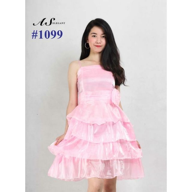 AS Elegant NEW Layered Cocktail Raffle Acquaintance Party Dress 1099 Shopee Philippines