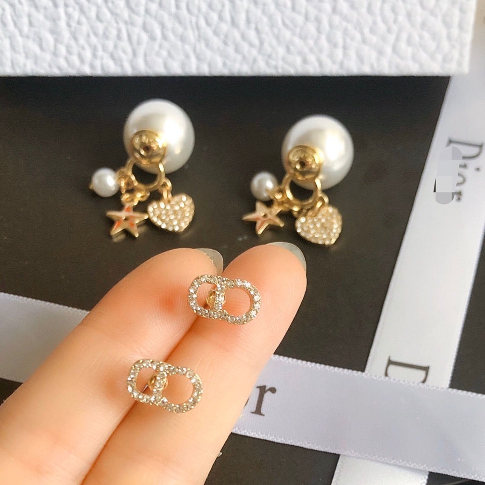 Dior store strawberry earrings