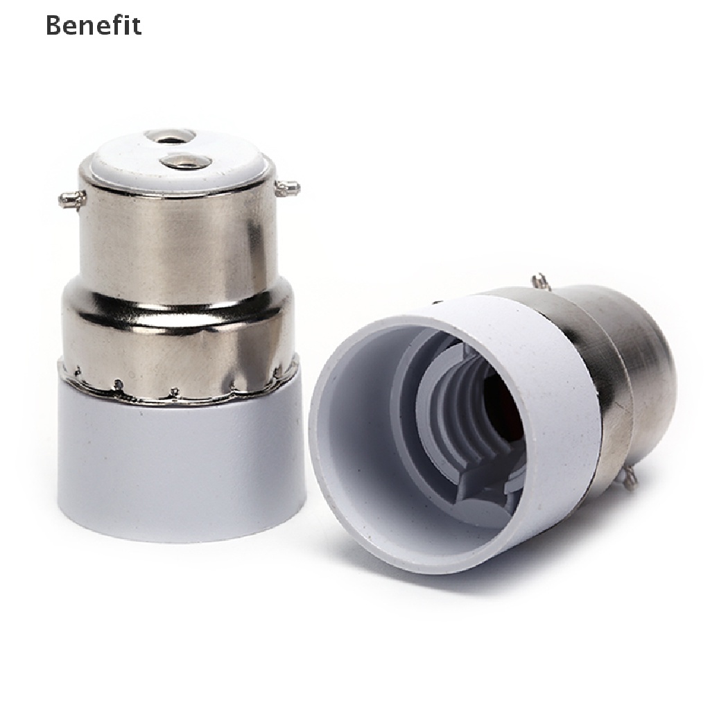 Benefit> B22 to E14 Light Bulb Lamp Socket Base Extender Converter