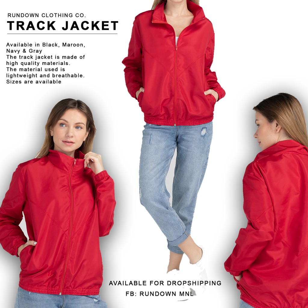 Windbreaker jacket without hood top